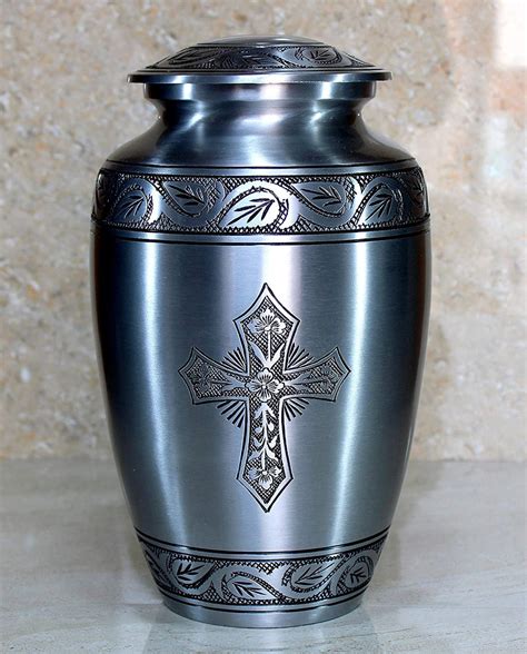 plain metal urn box for burial of ashes|urns boxes for human ashes.